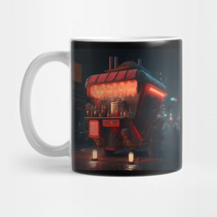 Rickshaw Stall - Cyberpunk Cityscapes Mug